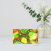 Abstract Liquid Metal Print 名刺 (スタンド正面)