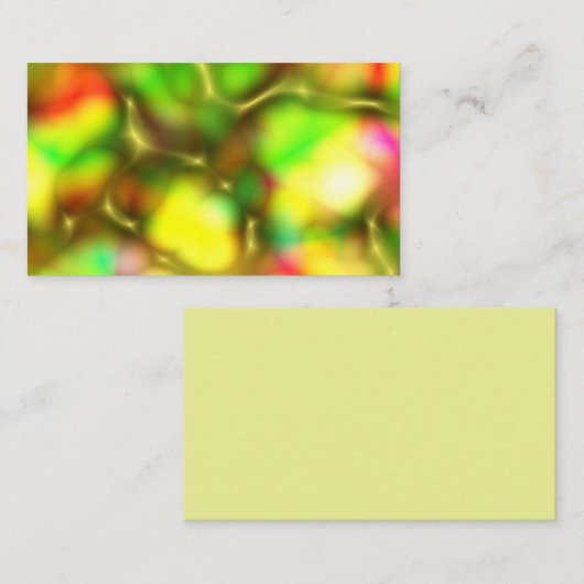 Abstract Liquid Metal Print 名刺 (正面/裏面)