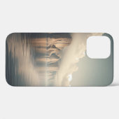 Abstract Liquid Wave Mountain Phone Case Ethereal Case-Mate iPhoneケース (裏面 (横))