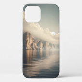 Abstract Liquid Wave Mountain Phone Case Ethereal Case-Mate iPhoneケース (裏面)