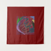 Abstract Love  タペストリー (正面(横))