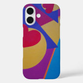 Abstract Love Heart Phone Case Case-Mate iPhoneケース (裏面)