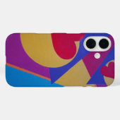 Abstract Love Heart Phone Case Case-Mate iPhoneケース (裏面 (横))
