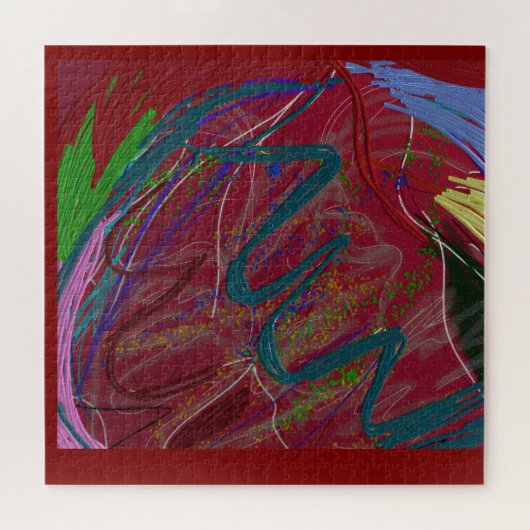 Abstract Love Jigsaw Puzzle ジグソーパズル (横)