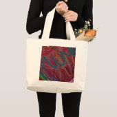 Abstract Love Jumbo Tote Bag ラージトートバッグ (正面(商品))