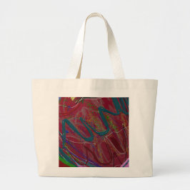 Abstract Love Jumbo Tote Bag ラージトートバッグ