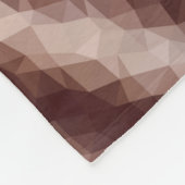 Abstract low poly animal tiger fur pattern. Nature フリースブランケット (角)