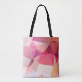 Abstract low poly background, geometry triangle, m トートバッグ (正面)