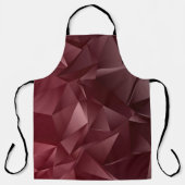 Abstract Low-Poly background. triangulated texture エプロン (正面)