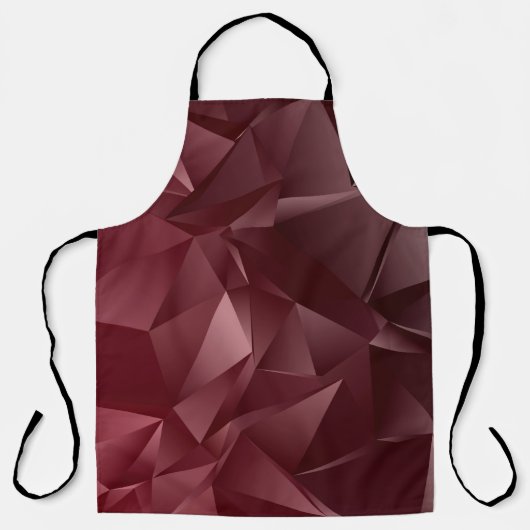 Abstract Low-Poly background. triangulated texture エプロン (正面)