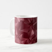 Abstract Low-Poly background. triangulated texture コーヒーマグカップ (正面左)