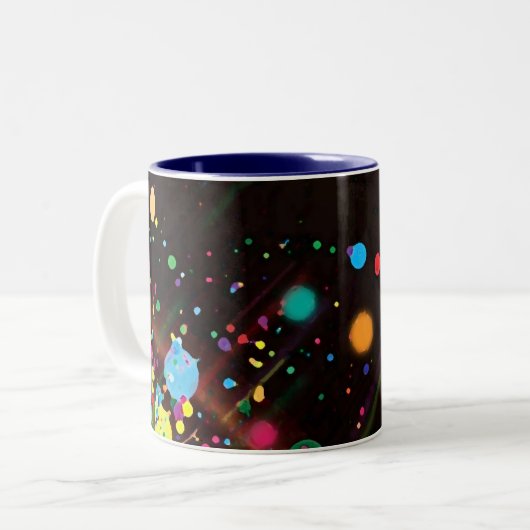 Abstract _lunares mug ツートーンマグカップ (正面左)