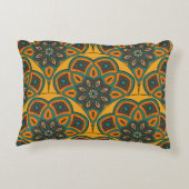 Abstract mandala fish scale seamless pattern. Orna アクセントクッション (裏面)