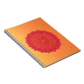Abstract Mandala Shape Notebook ノートブック (右側)