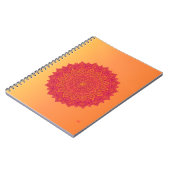 Abstract Mandala Shape Notebook ノートブック (左側)