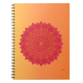 Abstract Mandala Shape Notebook ノートブック