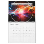 Abstract Mandalas for Democracy Calendar カレンダー (2月 2026)
