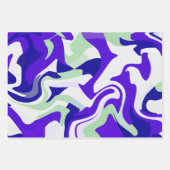 Abstract Marble Pattern ラッピングペーパーシート (正面2)