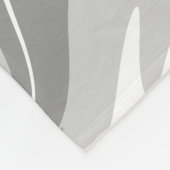 Abstract Marble Swirl Texture - Grey Tones  フリースブランケット (角)