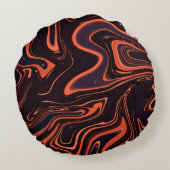 Abstract Marble Texture Background ラウンドクッション (裏面)
