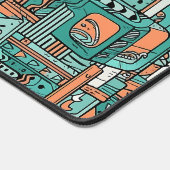 Abstract Mechanical Metropolis デスクマット (コーナー)