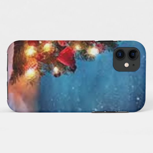 Abstract Merry Christmas_iphone Case-Mate iPhoneケース (裏面(横))