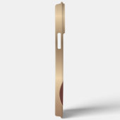 Abstract Metallic Pattern with Monogram Case-Mate iPhoneケース (裏面 / 右)