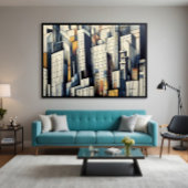 Abstract Metropolis ポスター