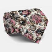 Abstract Mid Century Modern Starburst Diamond ネクタイ (ロール)