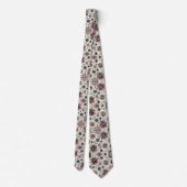 Abstract Mid Century Modern Starburst Diamond ネクタイ (裏面)