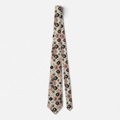 Abstract Mid Century Modern Starburst DIamond ネクタイ (正面)