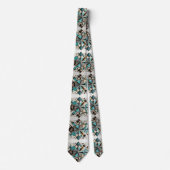 Abstract Mid Century Modern Starburst DIamond ネクタイ (正面)