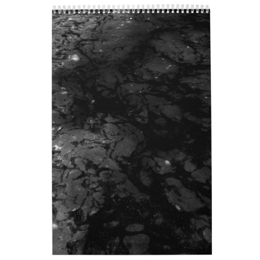 Abstract Midnight Ripples of Rio Vermelho カレンダー (カバー)