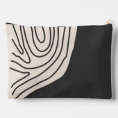 Abstract minimal art retro vintage  Monogram  アクセサリーポーチ (裏面)