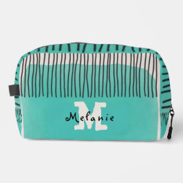 Abstract minimal style sketched trendy Monogram  ドップキット