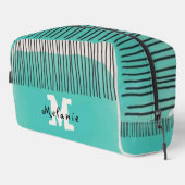 Abstract minimal style sketched trendy Monogram  ドップキット (右コーナー)