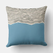 Abstract minimalist artistic lines Monogram クッション (裏面)