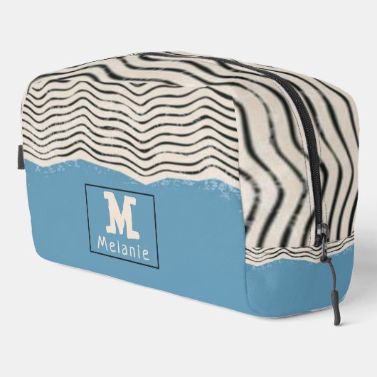 Abstract minimalist artistic lines Monogram ドップキット (右コーナー)