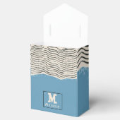 Abstract minimalist artistic lines Monogram フェイバーボックス (オープン)