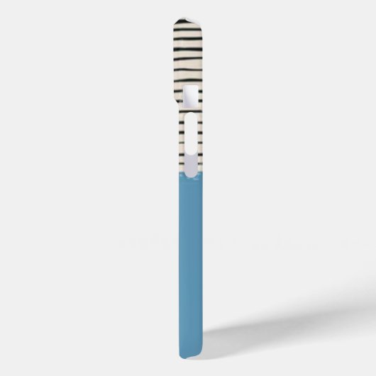 Abstract minimalist artistic lines Monogram Case-Mate iPhoneケース (裏面 / 左)