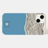 Abstract minimalist artistic lines Monogram Case-Mate iPhoneケース (裏面 (横))