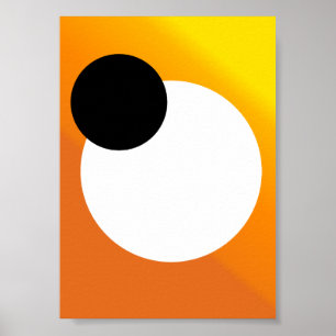 Abstract minimalist "Astral Convergence" ポスター