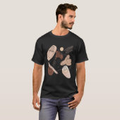 Abstract Minimalist Cactus  Aesthetic Boho Cactus  Tシャツ (正面フル)