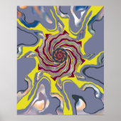  ABSTRACT MINIMALIST  CONTEMPORARY CHIC TEXTURE ポスター (正面)