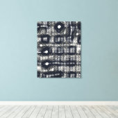 Abstract Minimalist Quantum Mechanics pattern キャンバスプリント (インサイチュ (ウッドフロア))