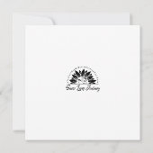 Abstract Mixed Media Collage ノートカード (裏面)