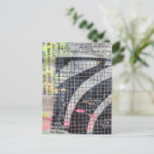 Abstract mixed media collage  ポストカード (スタンド正面)