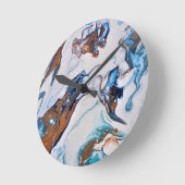 abstract modern. ラウンド壁時計 (傾斜)