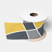 Abstract, modern, geometric, trendy pattern サテンリボン (リール)