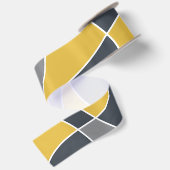 Abstract, modern, geometric, trendy pattern サテンリボン (裏面)